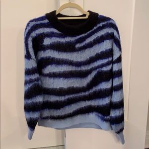 Printed Striped Anthropologie Sweater